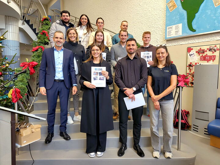 Die Fachbereichsbesten der Winterprüfung 2024.